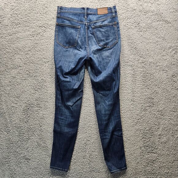 Madewell Jeans‎ Womens Size 27T Blue Denim 10" High-Rise Skinny - Picture 8 of 15